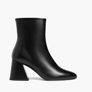 Black Leather Booties